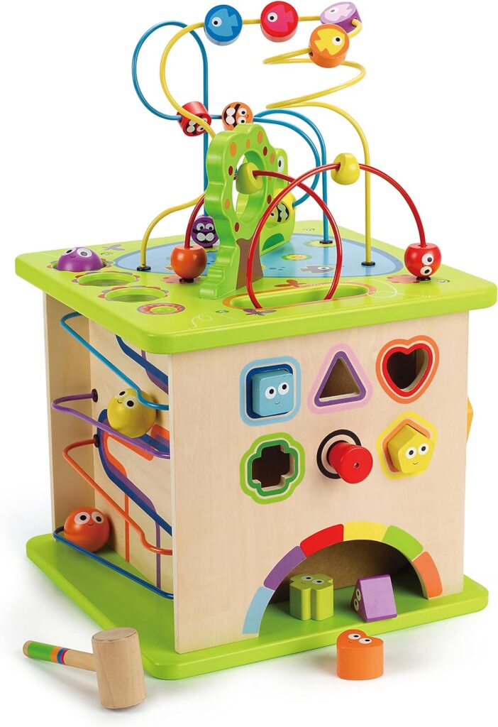 1. Hape Country Critters Play Cube