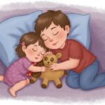 sleeping with toys
