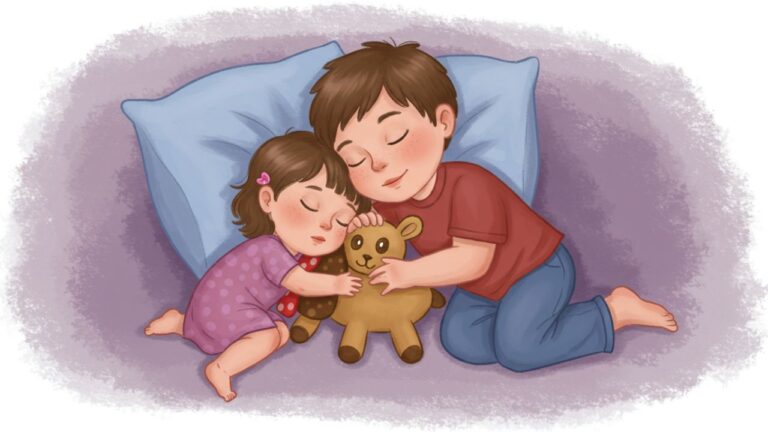 sleeping with toys